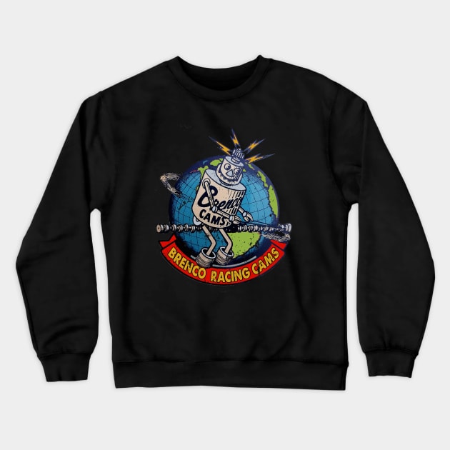 Brenco Camshafts Crewneck Sweatshirt by retrorockit